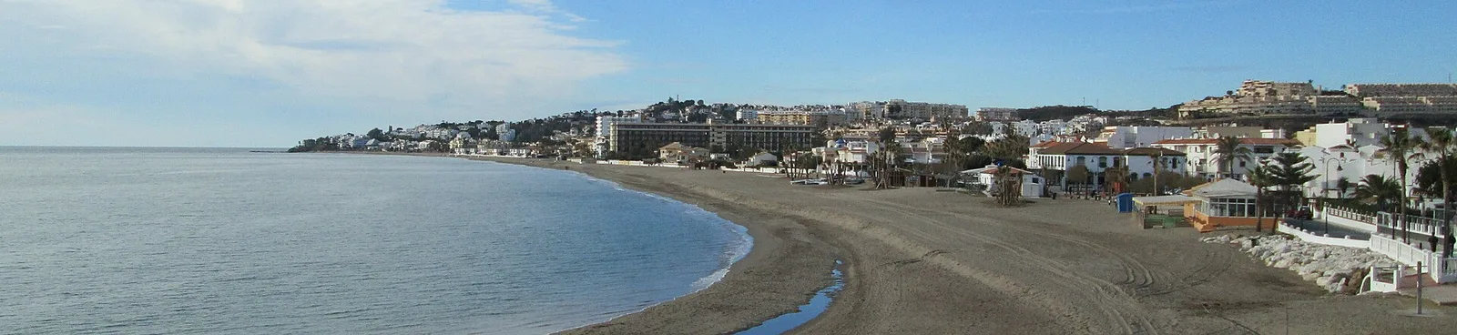 The beach at La Cala de Mijas