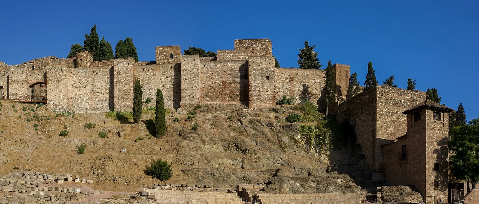 The Alcazaba fortress in Málaga