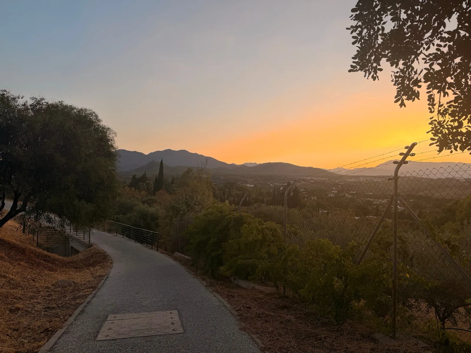 Valley views from the path