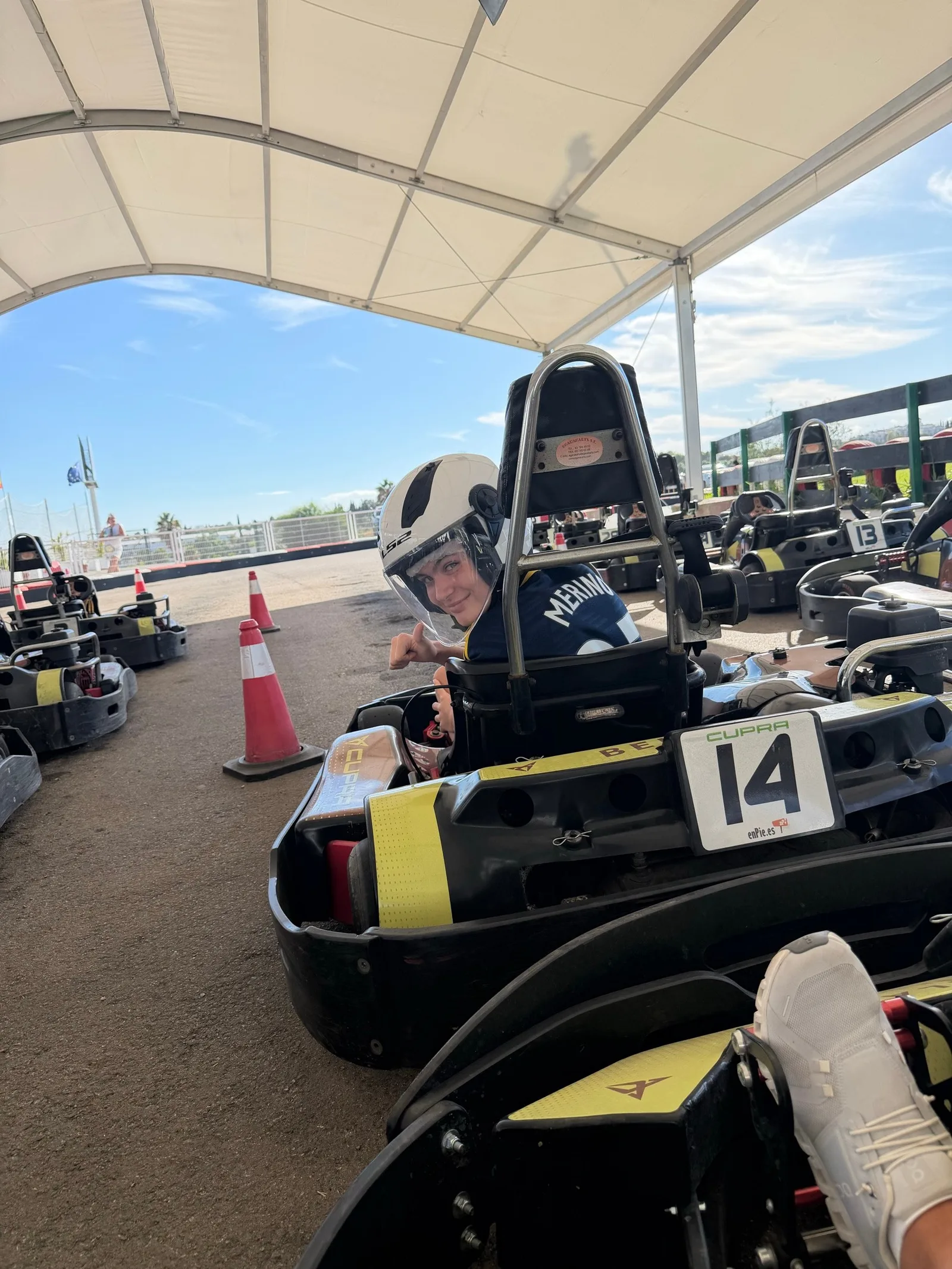 Ready to go in kart 14