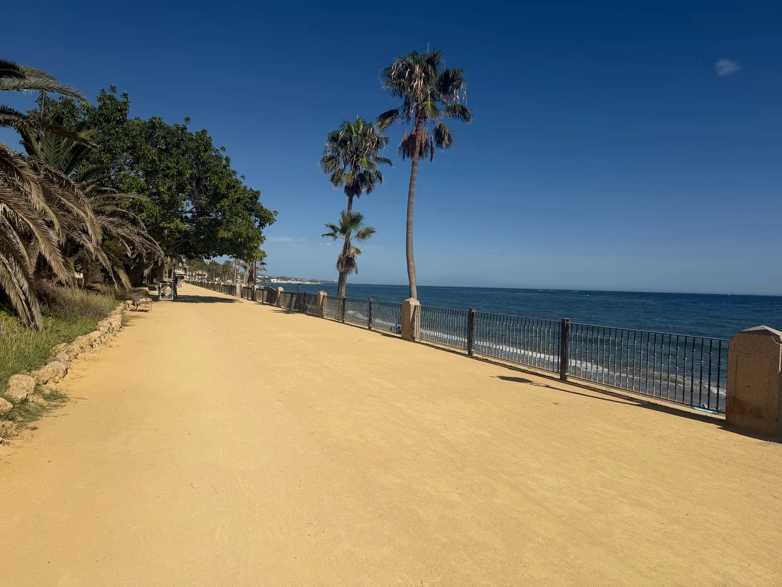 Along the Golden Mile promenade